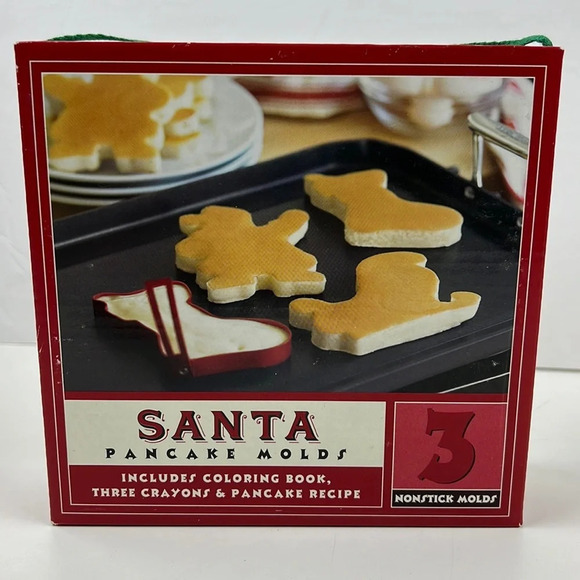 *NIB* William Sonoma I Santa Pancake Molds - Picture 1 of 7